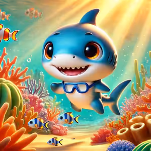 Pohádka před spaním o žralokovi Štěpánovi