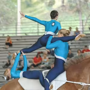 Tanec a gymnastika na koni - voltíž (Rado Psota)