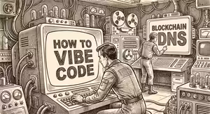 Vibe code workflow a blockchain DNS