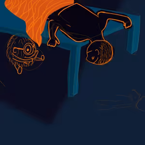 O vystrašeném strašidýlku Kosmo + relaxace hřejivé ruce