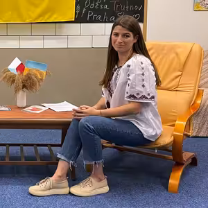 O česko-ukrajinském centru v Trutnově s Marií Bilonozhenko