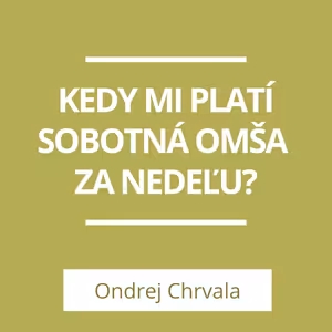 KEDY MI PLATÍ SOBOTNÁ OMŠA ZA NEDEĽU? | A TERAZ ČO?