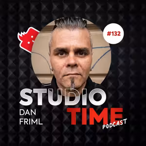 Dan Friml ve Studiotime #132: „Lidi si odvykli poslouchat kopáky bez triggerů."