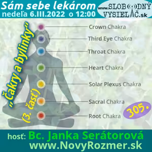Sám sebe lekárom 305 - 2022-03-06 „Čakry a bylinky“ (3. časť)