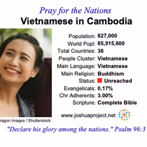 modlitby za NZES - Vietnamci v Kambodži