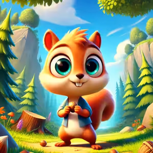 Veverka Rozárka a kouzelný oříšek