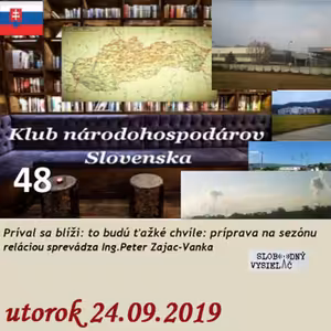 Klub národohospodárov Slovenska 48 - 2019-09-24