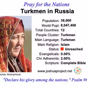 modlitby za NZES - Turkmeni v Rusku