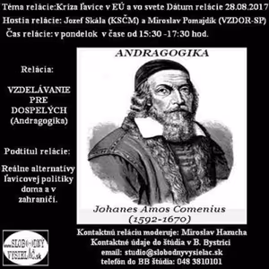 Vzdelávanie pre dospelých 62 - 2017-08-28 Kríza ľavice v EÚ a vo svete