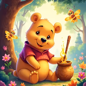 Vitajte v Medovom lese - domove Macka Pu a jeho kamarátov