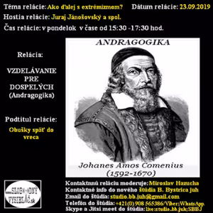 Vzdelávanie pre dospelých 163 - 2019-09-23 Ako ďalej s extrémizmom ?