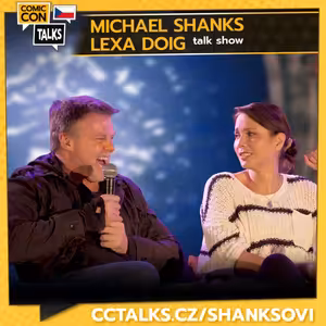 Nejvtipnější talk show Hvězdná brána: manželé Michael Shanks & Lexa Doig se špičkují v Brně