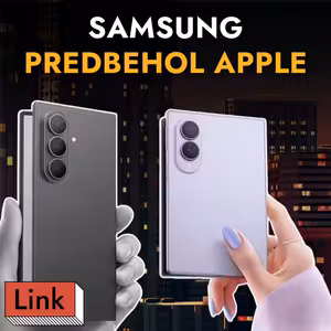 Samsung predbehol Apple, skladací telefón v novom formáte bude hit. Garmin má tiež fitness náramok