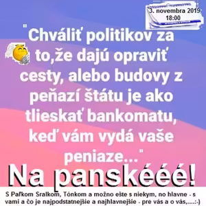 Na panské - 2019-11-03 humoristický týždenník 36/2019