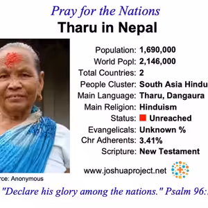 modlitby za NZES - Tharu v Nepále