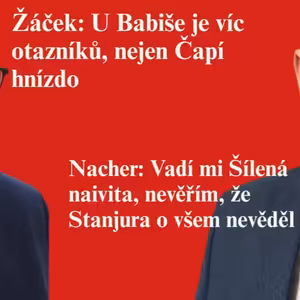 U Babiše je víc otazníků, nejen Čapí hnízdo, říká Žáček. Nacher: U bitcoinů mi vadí šílená naivita // A expert na extremismus a terosismus Miroslav Mareš