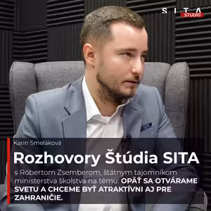 Rozhovor s Róbertom Zsemberom, štátnym tajomníkom Ministerstva školstva SR | Štúdio SITA