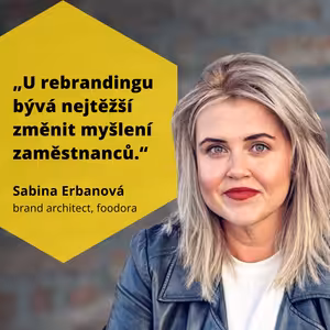 Kafe a marekting se Sabinou Erbanovou o rebrandingu