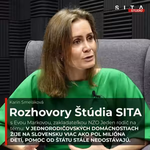 Eva Marková, zakladateľka NZO Jeden Rodič | Štúdio SITA