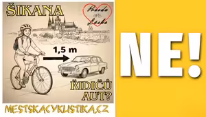 1,5 m odstup od cyklisty: Šikana motoristů?