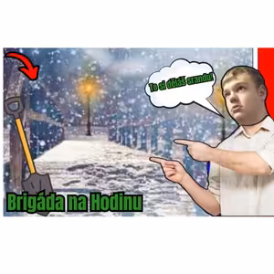 Uklízím sníh u paneláku 🏢❄️💪… ruce mrznou 🥶 a sněží dál 🌨️😩!