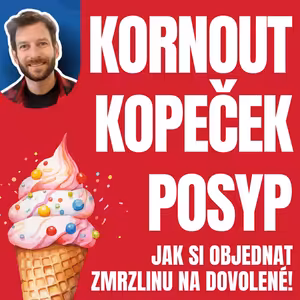 Kornout, kopeček zmzliny, posyp - NEPRŮSTŘELNÝ NÁVOD JAK SI ANGLICKY OBJEDNAT ZMRZLINU NA DOVOLENÉ