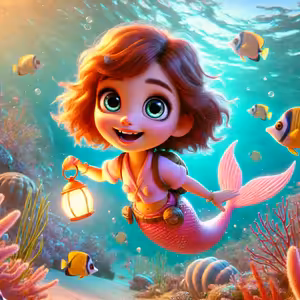 Mořská víla Amálka a perlová lastura