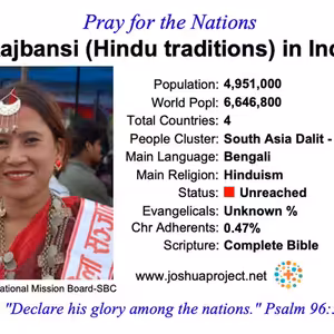 modlitby za NZES - Rajbansi v Indii