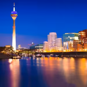 O cyklistike, turistike a móde v Düsseldorfe