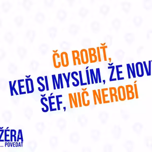 Čo Robiť Keď, Si Myslím, Že Nový Šéf Nič Nerobí - 164.časť Sprievodca Manažéra