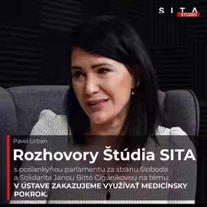 Jana Bittó Cigániková: Ľudia by mali žiť slobodne, no novela Ústavy ide opačným smerom | Štúdio SITA