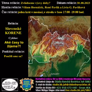 Korene 98 - 2023-08-30 Zvládneme výzvy doby ?