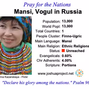 modlitby za NZES - Mansi Vogul v Rusku