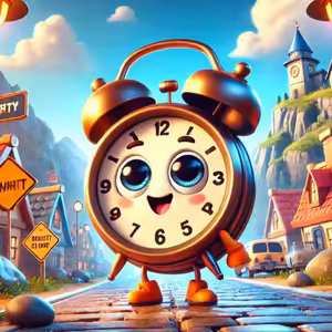 O Lenivém Budíku, který Nechtěl Tikat - Pohádka na spaní