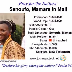 modlitby za NZES - Mamara Senoufo v Mali