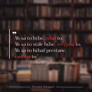 INESS do UCHA #56: Dotácia ako univerzálne riešenie