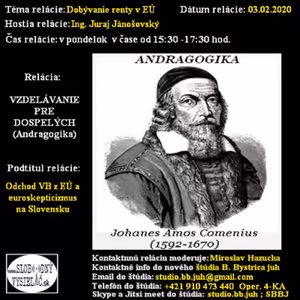 Vzdelávanie pre dospelých 182 - 2020-02-03 Dobývanie renty v EÚ...