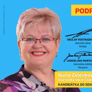 Ivana Zelenková, kandidátka do Senátu č. 5
