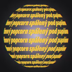 Filmový popcorn spálený pod paplónom