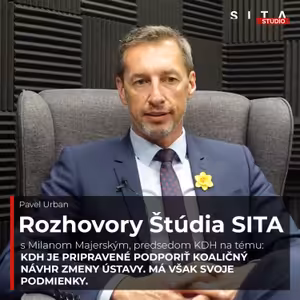 Milan Majerský o transakčnej dani aj častom spájaní KDH s vládnou koalíciou | Štúdio SITA