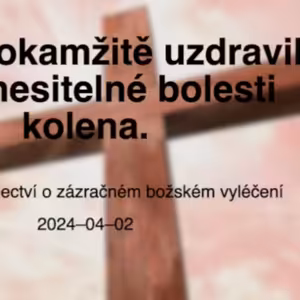 Všechny své berle jsem darovala na charitu.