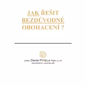 34: Jak řešit bezdůvodné obohacení ?