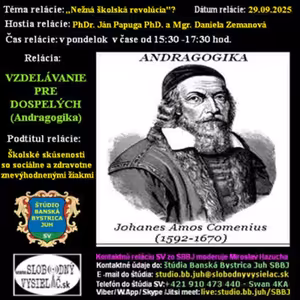 Vzdelávanie pre dospelých 473 - 2025-09-29 Školské skúsenosti so sociálne a zdravotne znevýhodnenými žiakmi