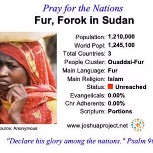 modlitby za NZES - Fur v Sudáne