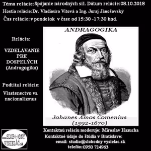 Vzdelávanie pre dospelých 117 - 2018-10-08 Vlastenectvo vs. nacionalizmus