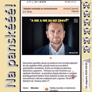 Na panské - 2020-08-16 humoristický týždenník 32/2020