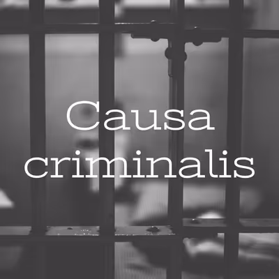 Causa criminalis