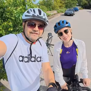 Na bicykli so Zuzanou Mikulcovou