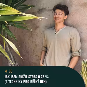 #65 Jak jsem snížil stres o 75 % (3 techniky pro běžný den)