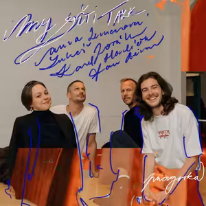 My děti talk: Anna Zemanová, Lukáš Novák a Karel Havlíček v Pragovce